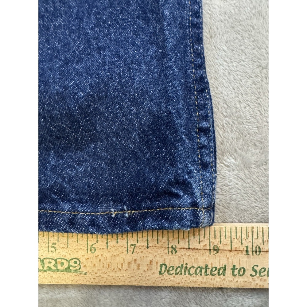 Lee Mens Jeans 36x30 Blue Dark‎ Wash Regular Straight Western Normcore Workwear - Picture 14 of 16